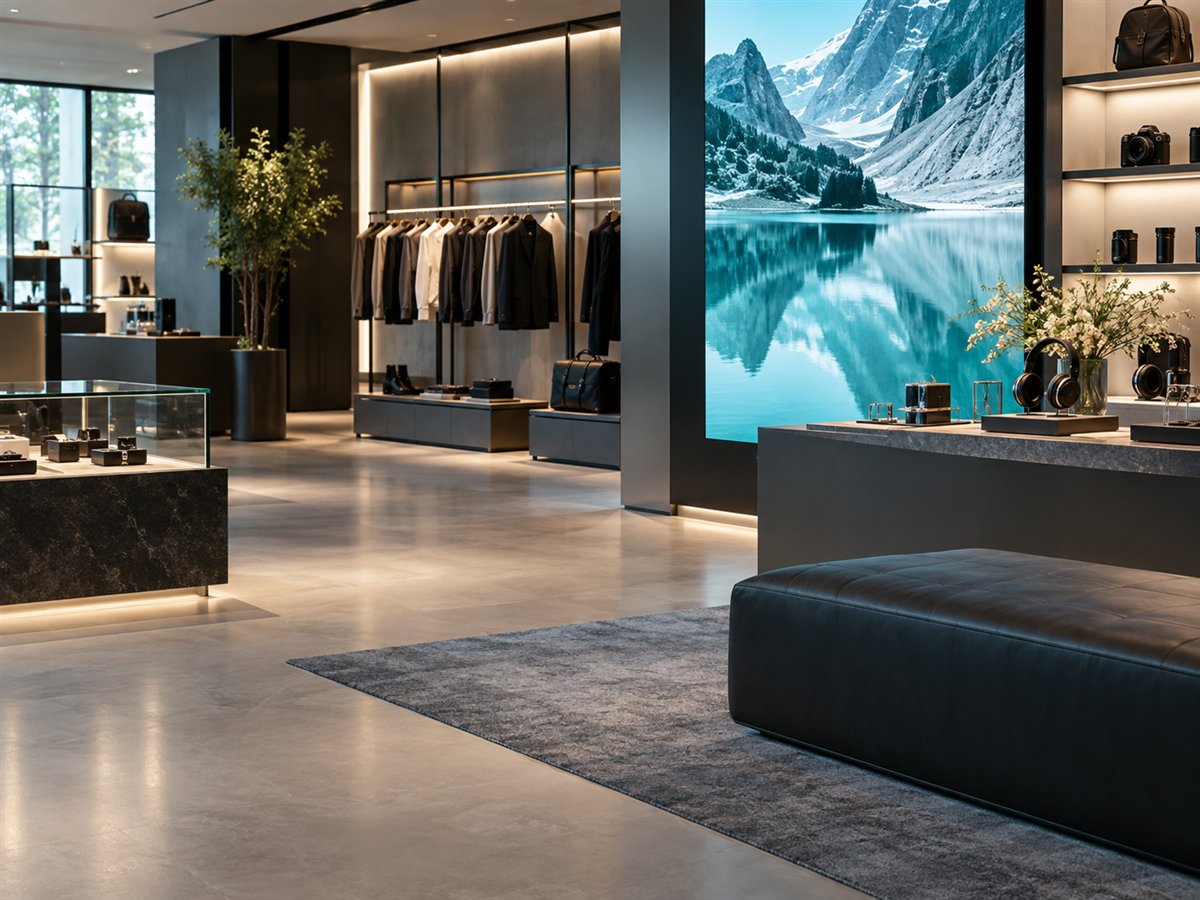 Store promotions display environment